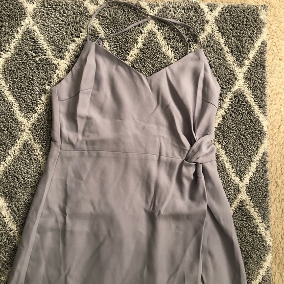 Lulu’s Making Eyes At You grey midi dress - Picture 7 of 11